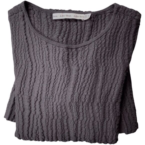 & OTHER STORIES Textured Fit & Flare Dress Size Medium 3/4 Sleeve Black LBD EUC - Picture 16 of 16